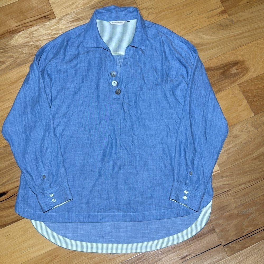 Soft Surroundings Chambray Shirt